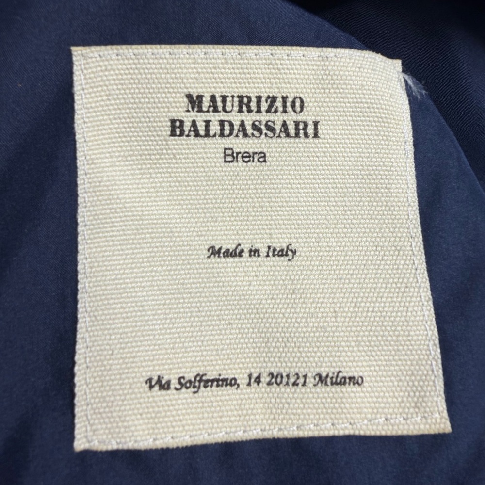 Maurizio Baldassari 100% Cashmere Vest w/ Knit Sides Size 56 (XXL/2xL US) blue - Picture 16 of 16